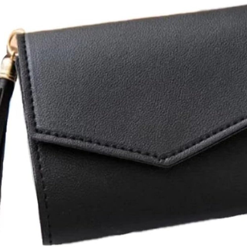 Women RFID Wallet Faux Leather Slim Bifold Coin Card Purse Compact
